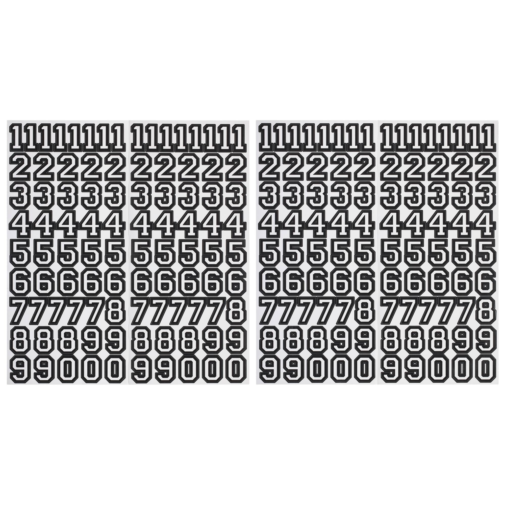 Black & White Letterman Number Stickers by Recollections™